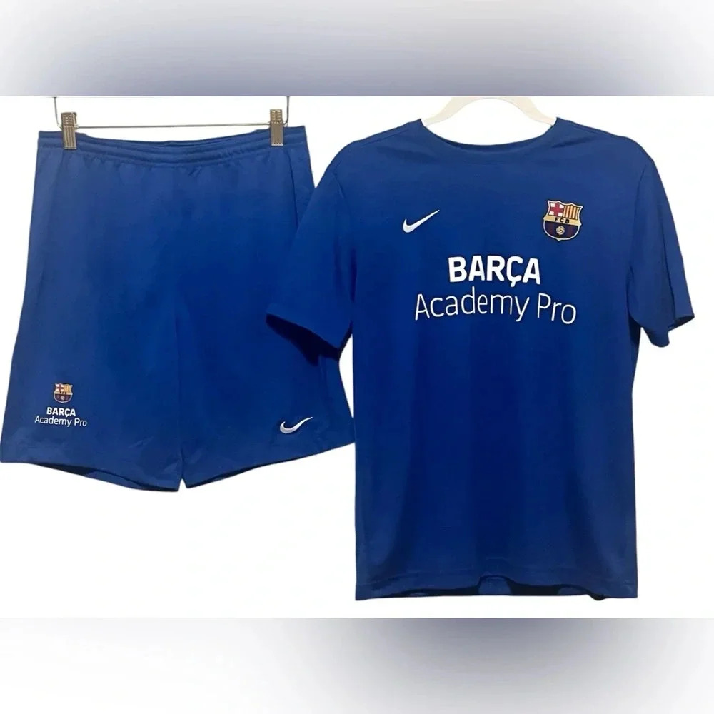 NIKE Dry-Fit Barca Academy Pro Soccer Uniform Jersey Shorts Socks Youth XL - Picture 3 of 13